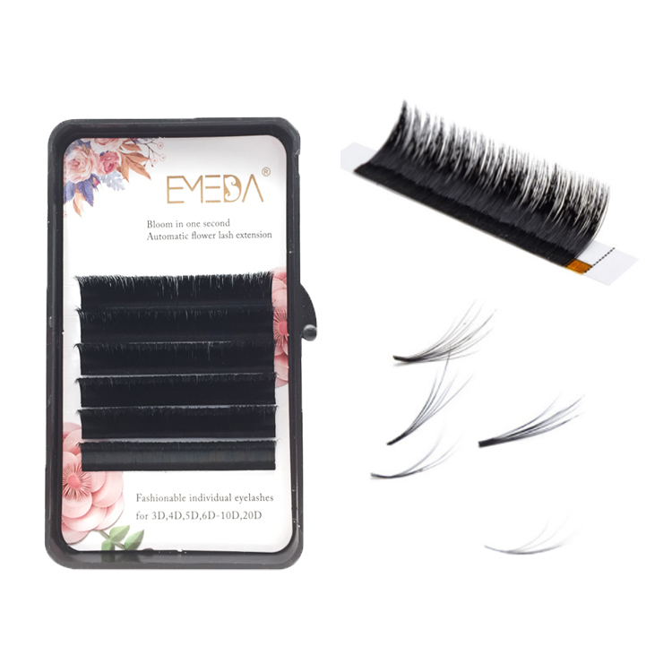 Inquiry for easy fanning a second automatic blooming volume eyelash best selling private label 2022 XJ